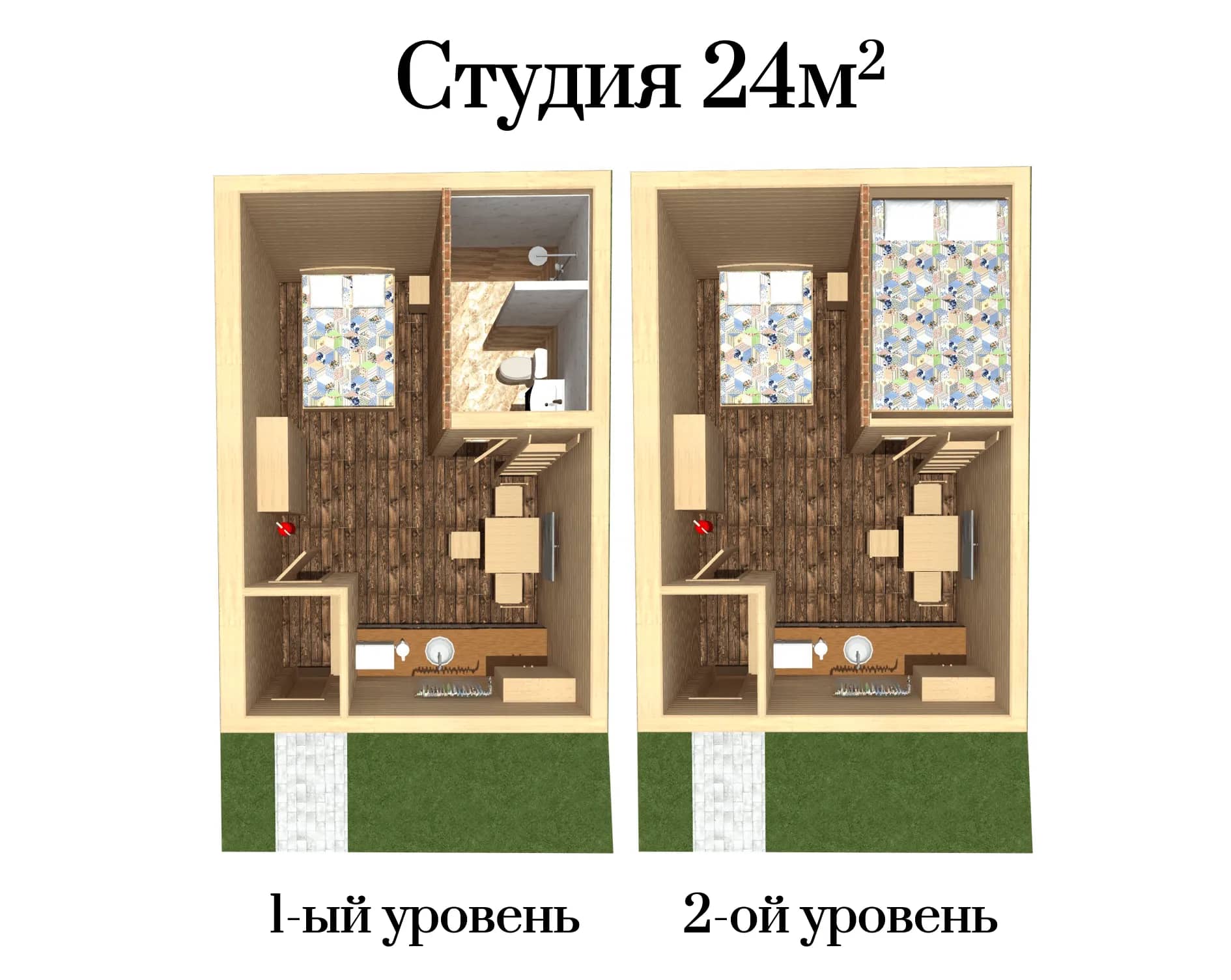 Номер Студия в Усадьбе Четыре Сезона