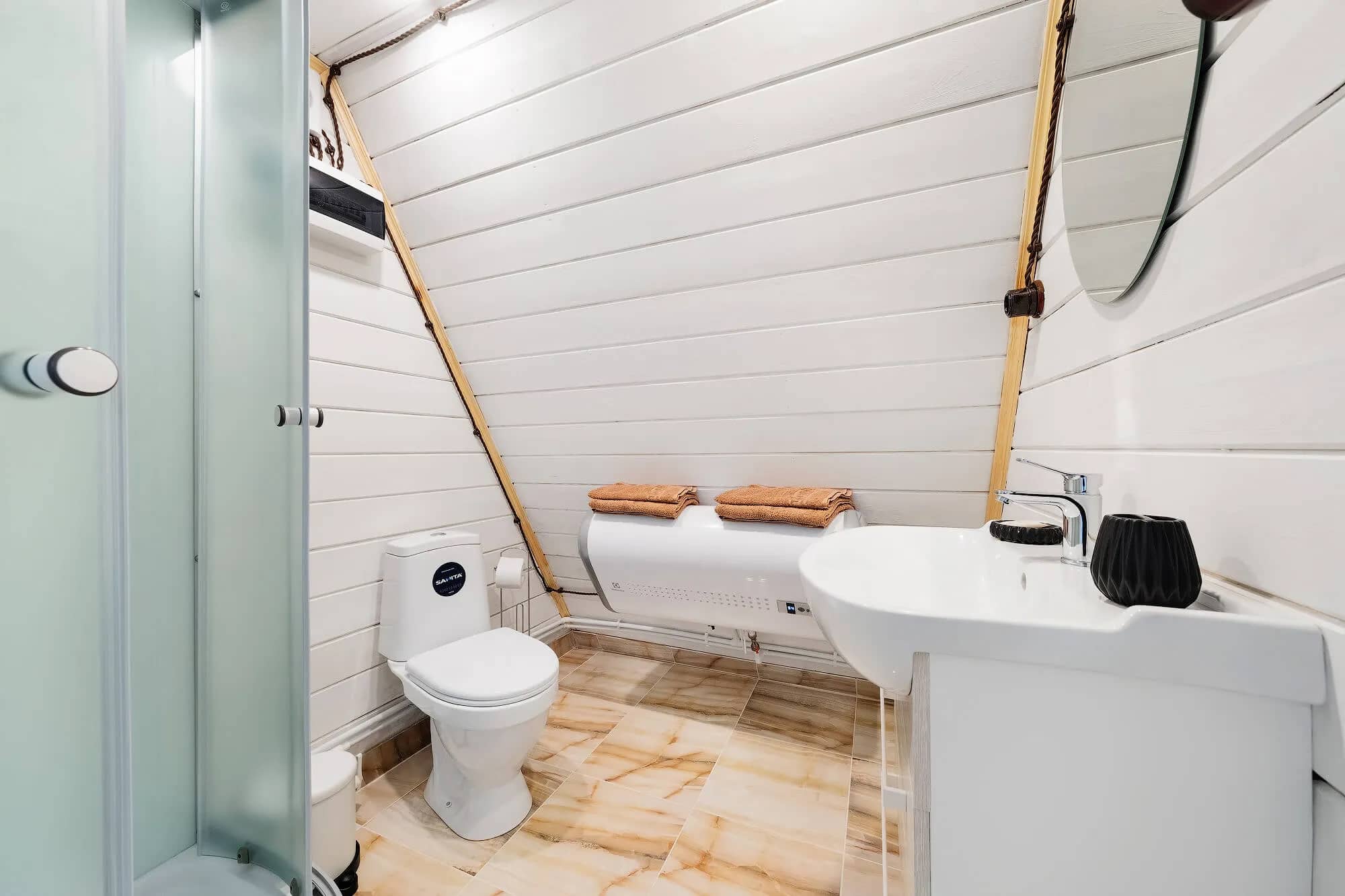 Шале a-frame в Усадьбе Четыре Сезона